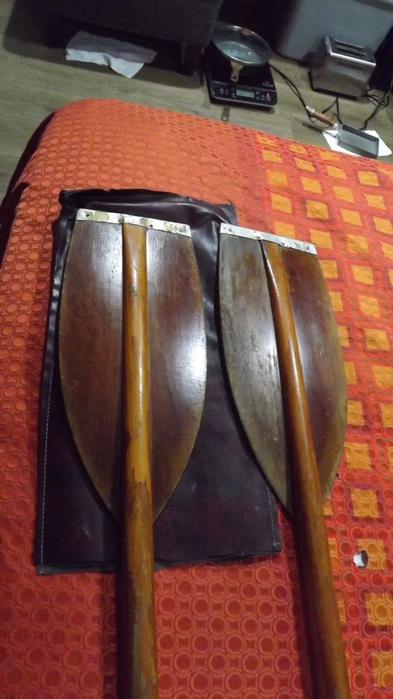 Vintage Folbot 2 section Kayak Paddle RM