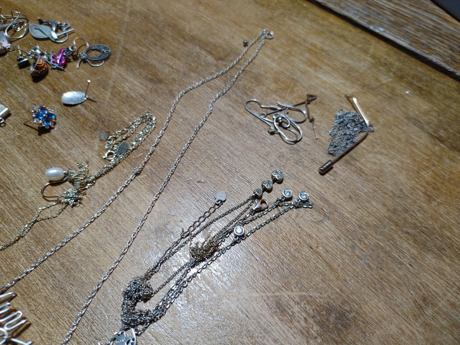 Large Sterling Silver Jewelry Lot 296 Grams