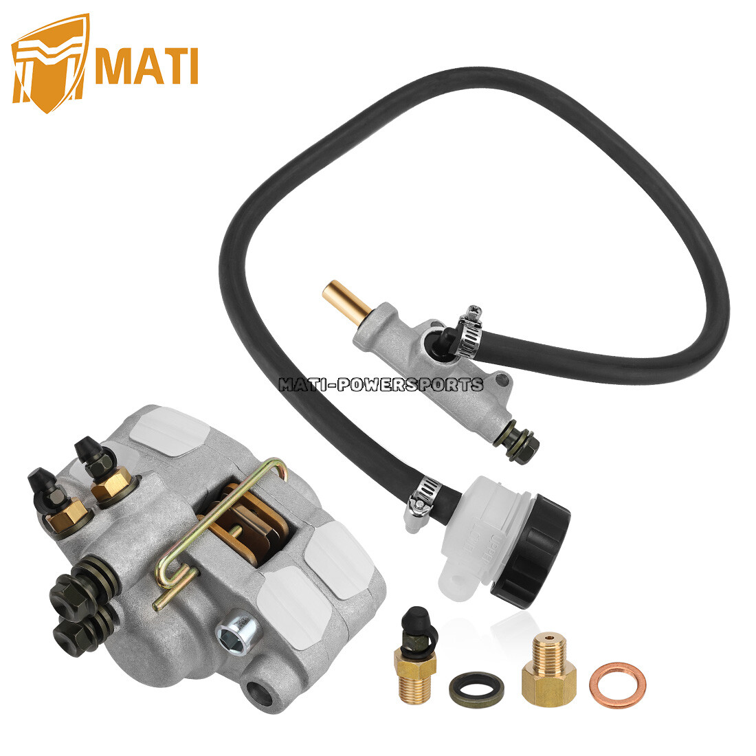 Rear Brake Caliper & Master Cylinder for Polaris Scrambler 500 2x4 4X4 1998-04