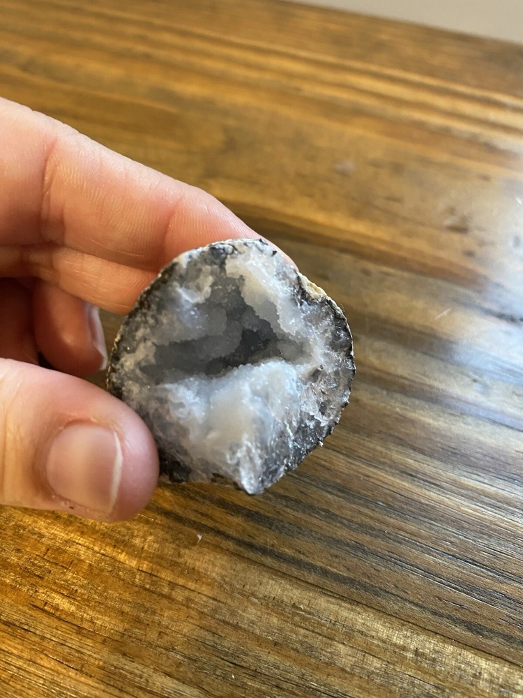 Small White Geode Rock