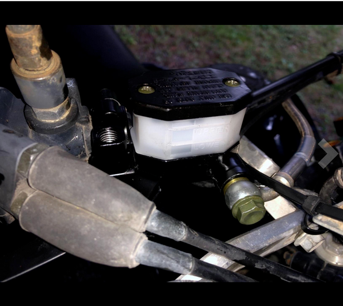 7/8" Motorcycle Right Brake Levers Master Cylinder Reservoir Lever M10 US