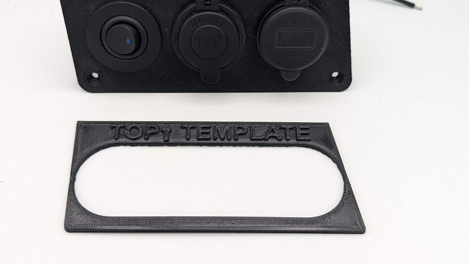 Sequoia rear cargo 12 volt accessory panel (2008-2021)