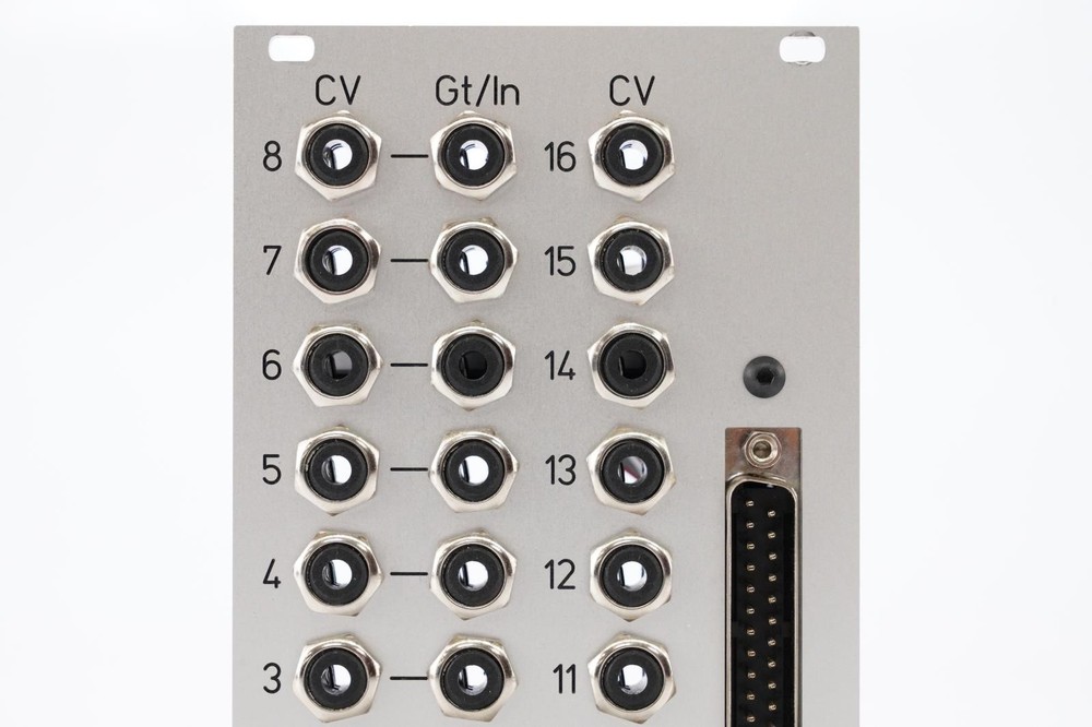 Sequentrix Cirklon CVIO Euro BOB Breakout Module w/ CV Patch Cable #52846