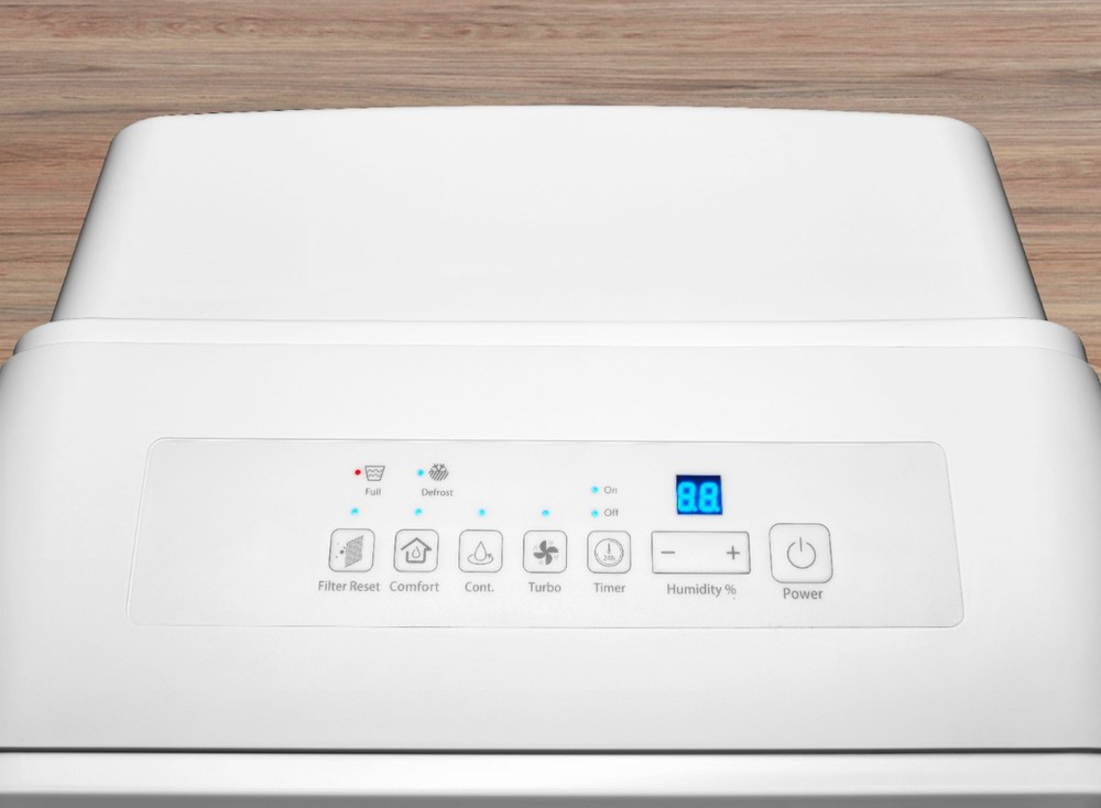 Insignia- 35-Pint Dehumidifier - White