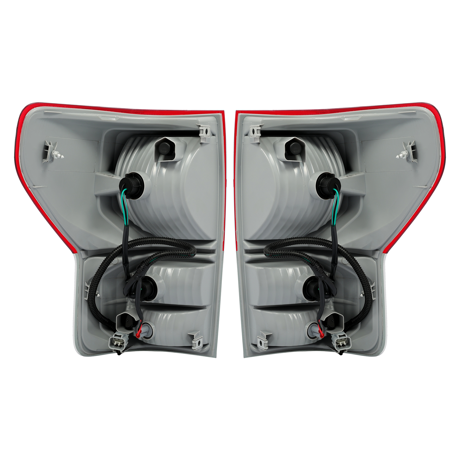 Tail Lights Brake Lamps w/Bulbs Left & Right For Toyota Tundra 2007-2013 10-13
