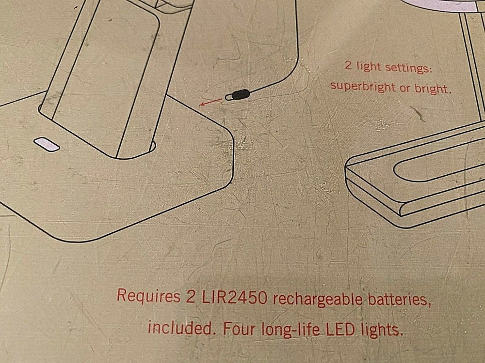 Bookmarked Rechargeable 4 LED Book Light