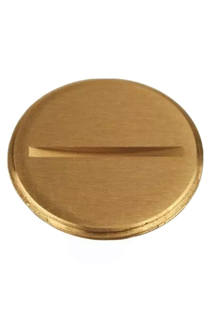 Brass Flush Replacement Plug 1 1/2”