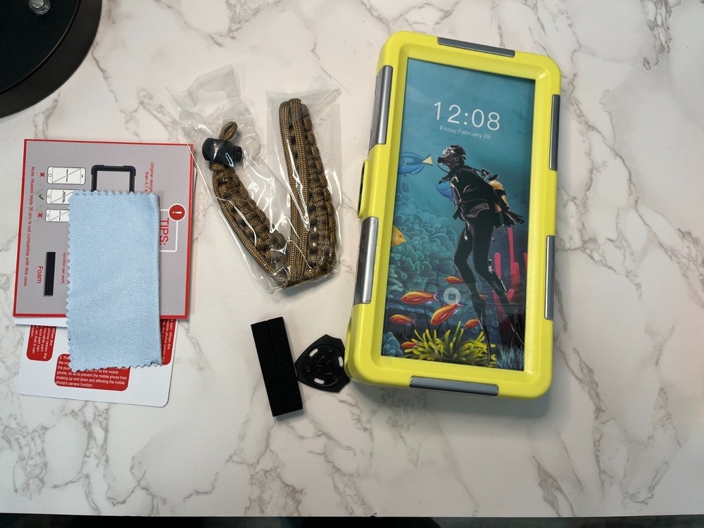 Shellbox Underwater Diving Waterproof Case 2nd Generation 15M Depth Yellow