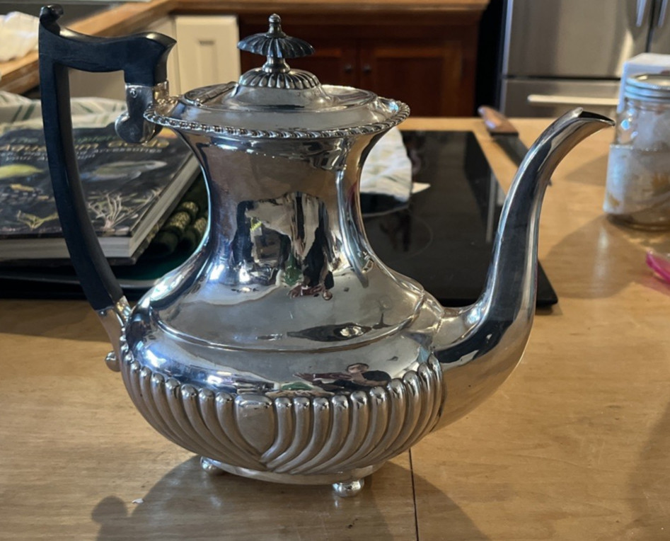 4 Pc 19th C. Sheffield Silver Plate Tea And Coffee Set