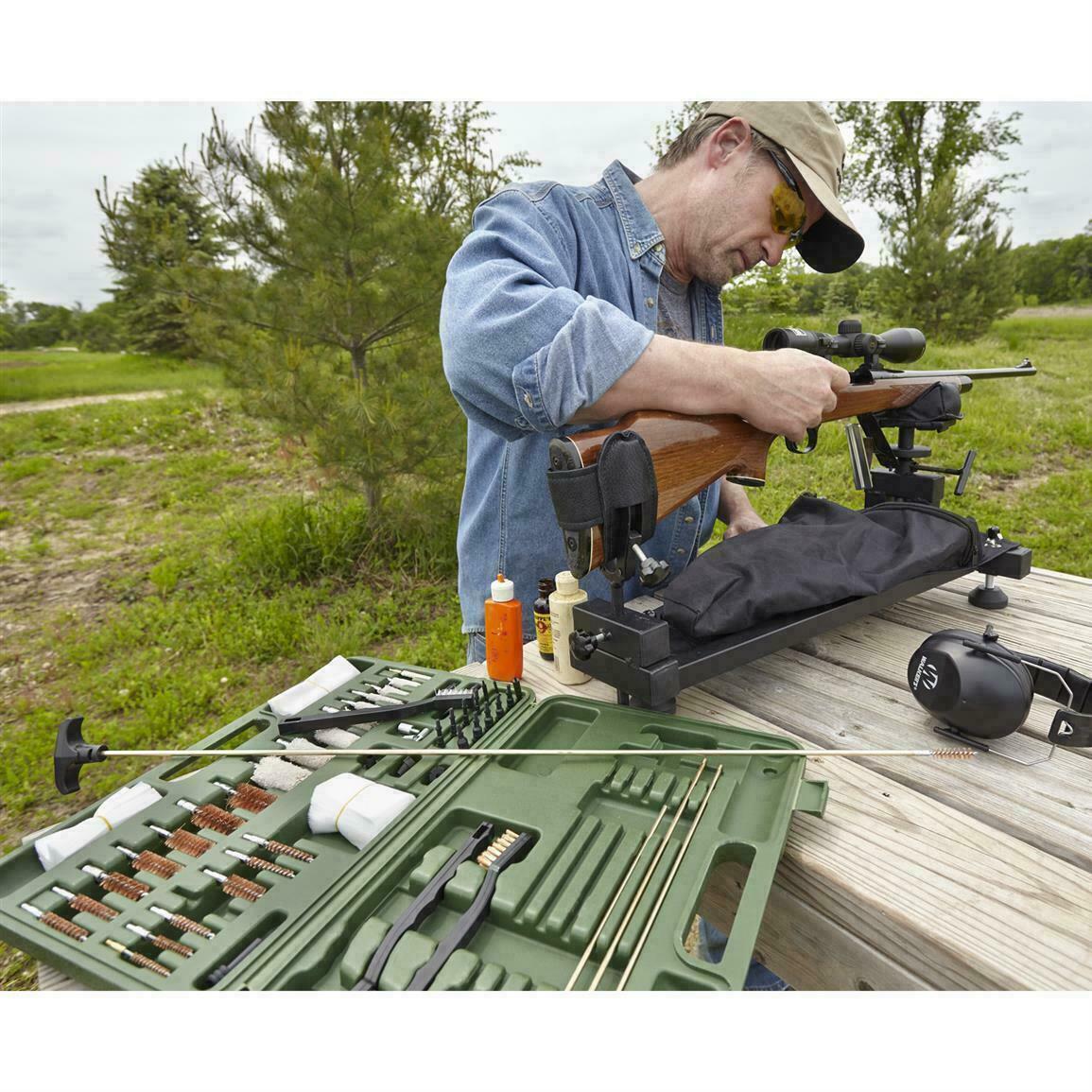 Universal Gun Cleaning Kit for Rifle Pistol Shotgun Muzzleloader for any Caliber