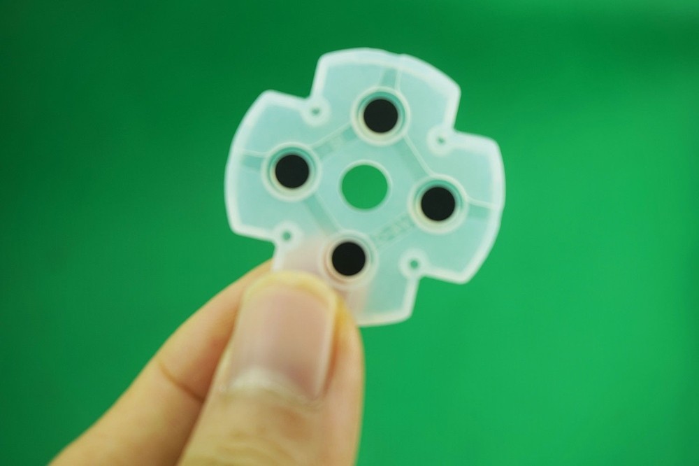 1Set Rubber Conductive Pad Silicon Buttons For Sony PS4 Wireless Controller C