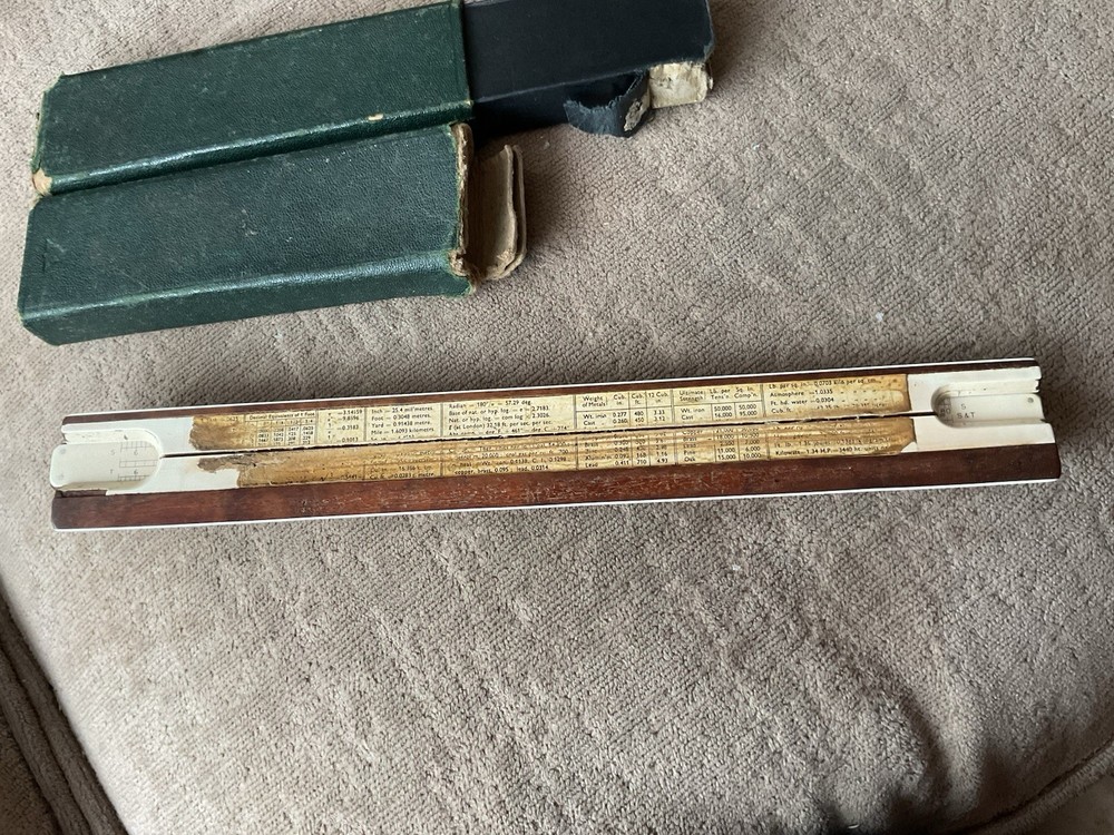 Vintage Slide Rules Bundle x 5