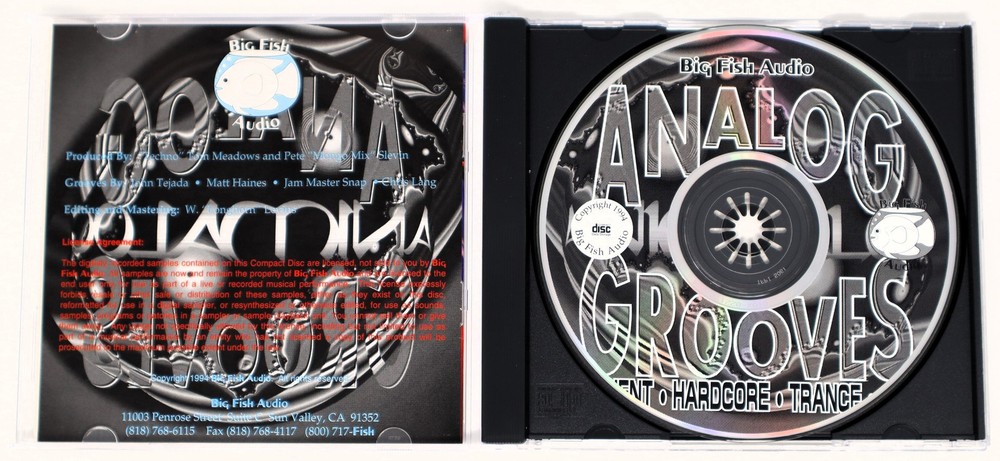 Big Fish Audio Analog Grooves Sample Library/Sound Library/Sampling CD