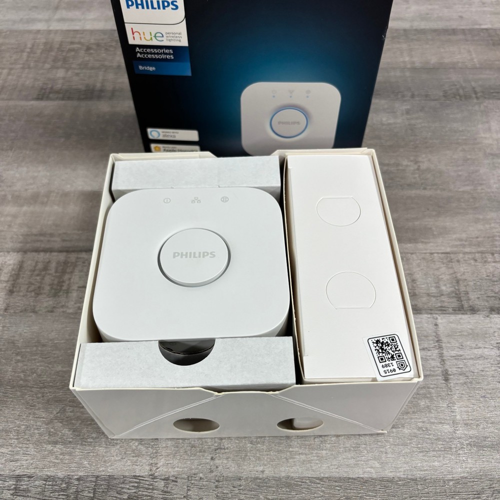 Philips Hue Bridge 2.1 Smart Lighting Hub Zigbee Open Box Complete
