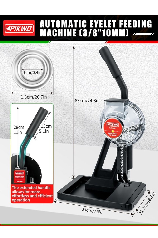 Automatic Eyelet Feeding Machine with 10,000 Grommets