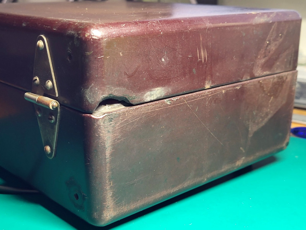 Westinghouse Millivoltmeter Type PX-5, Brown Bakelite Case, Made 1941, UNtested