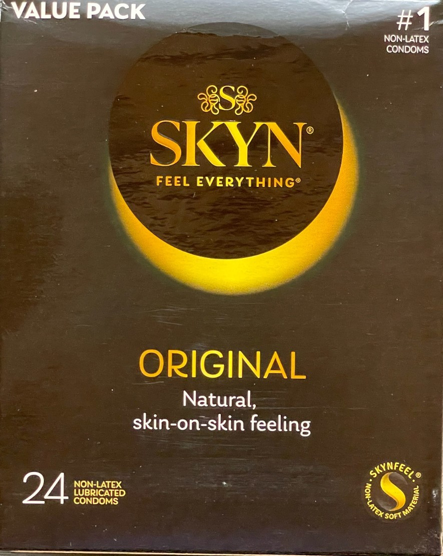 SKYN Original Lubricated Condoms 24 Count NON LATEX EXP 11/2029