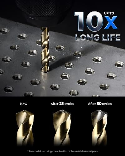 99Pcs Drill Bit Set,Cobalt Drill Bits Index for 99Pcs Cobalt Drill Bit Set