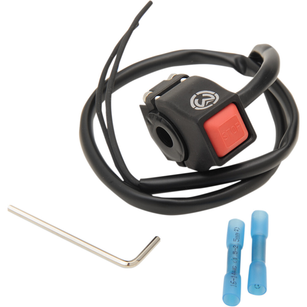 Moose Racing Billet Kill Switch - Black | KS-B-BLACK-M