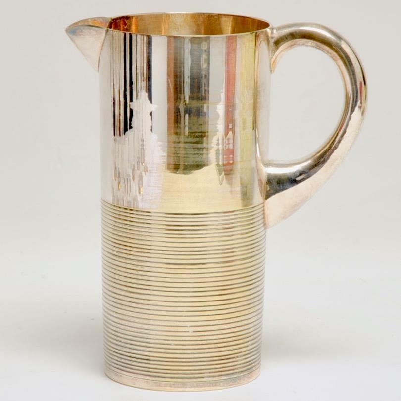 DEPARTMENT 56 MODERNIST STYLE SILVERPLATED PITCHER