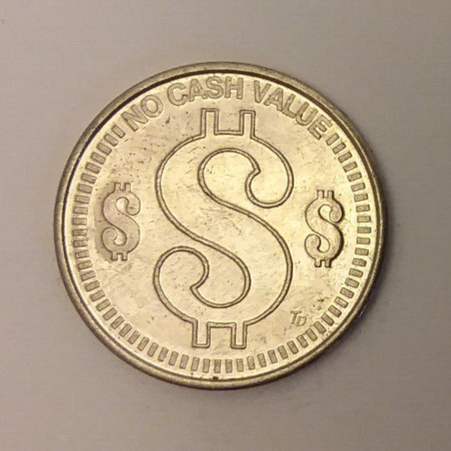 Dollar Sign Eagle Automatic Token 25mm
