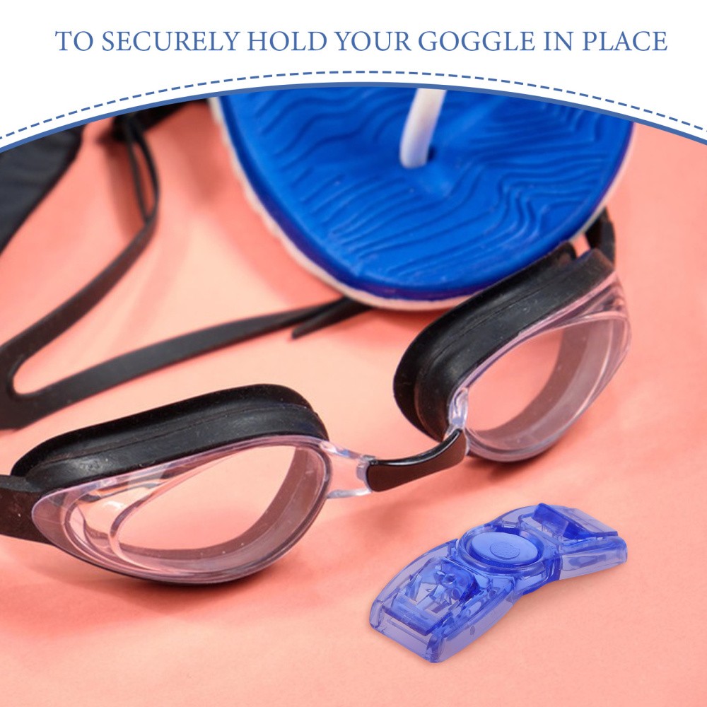8pcs Swim Goggles Buckle Clips - Replacement Strap Fastener Button