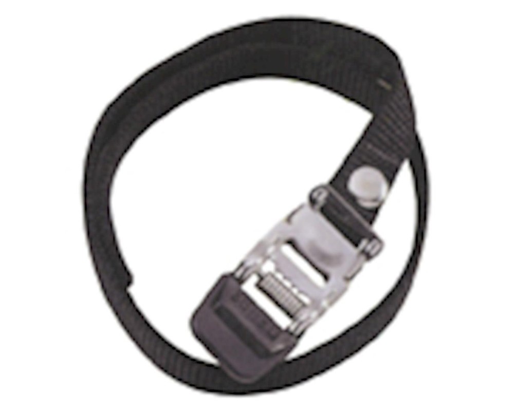 Wellgo Premium Toe Straps (Black) (Pair) [W-4]