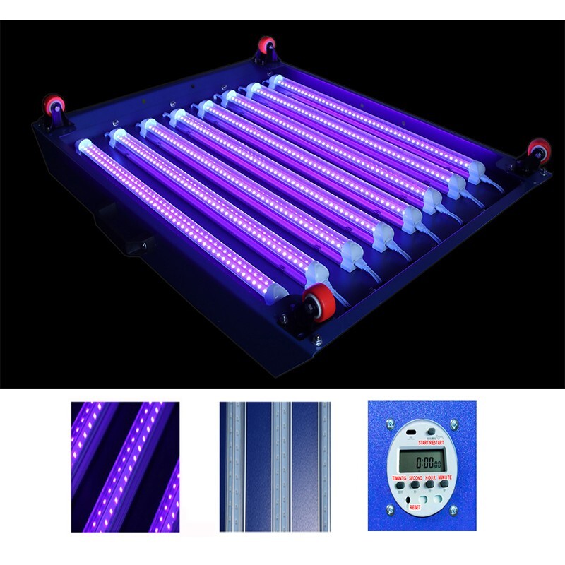 24''*28'' Push-pull Movable Screen Printing LED UV Exposure Unit with Timer 110V