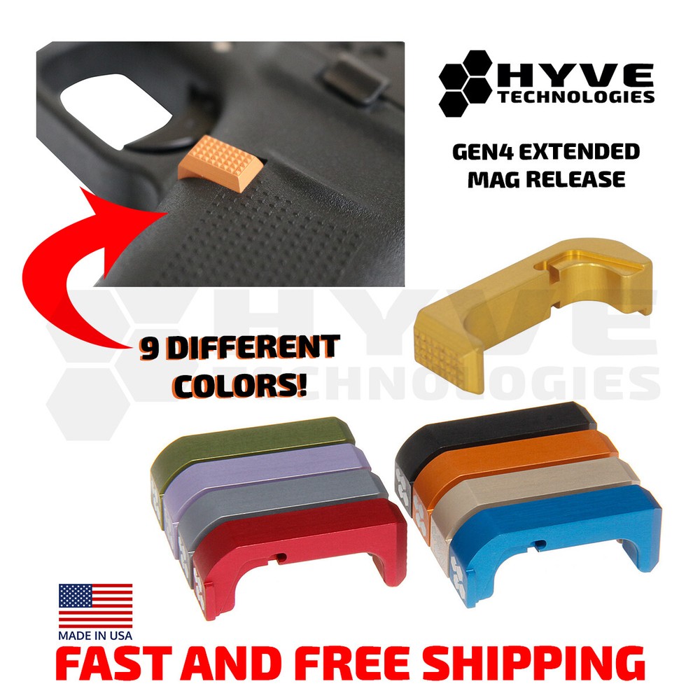 Hyve Technologies Extended Mag Release for the Gen4 Glock