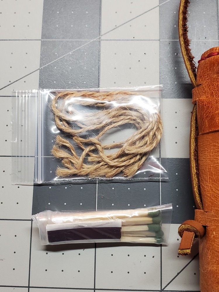 Pocket Fire Kit, Leather Brown
