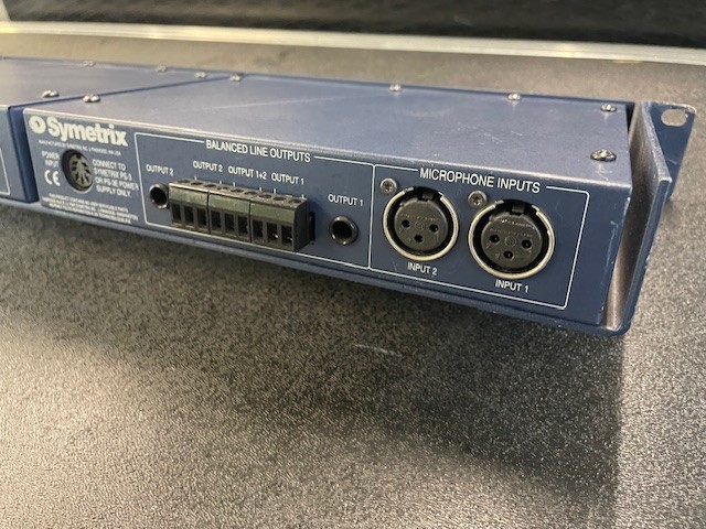 Symetrix 302 Dual Channel Microphone Preamplifier (pair)