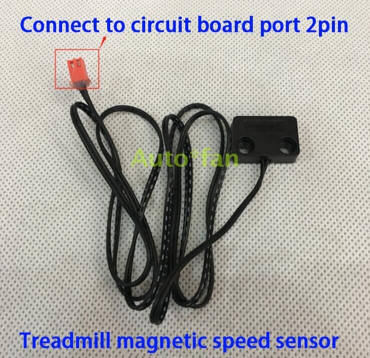 1 Pc. New For Treadmill Magnetic Speed Sensor 2Pin