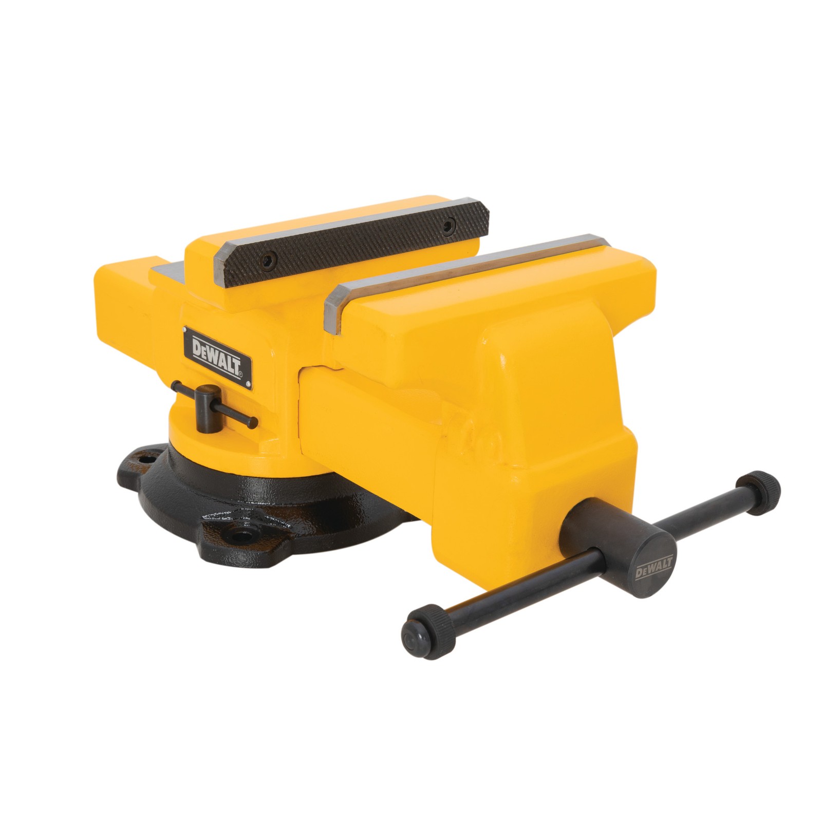 DEWALT 8-Inch 4400lb Capacity Bench Vise with Anvil in Yellow & Black DXMF08BV