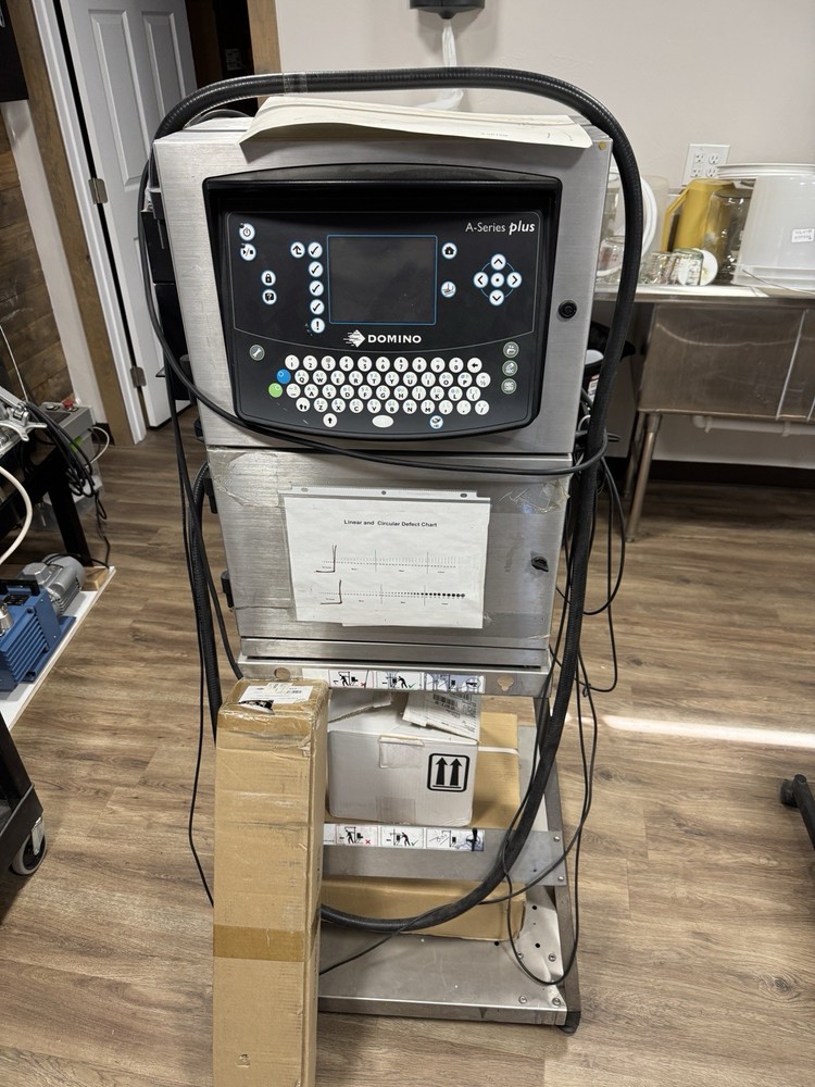 Domino A-Series plus Label Printer Applicator Industrial Coding Machine