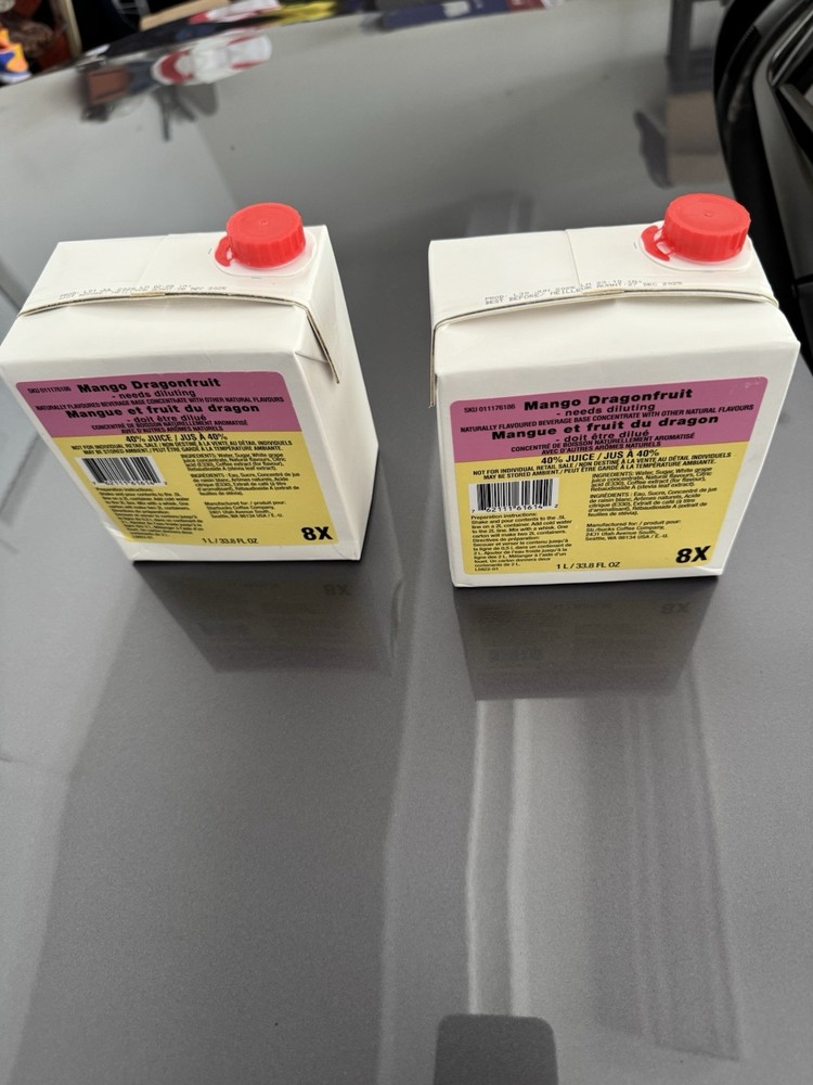 Mango dragon    (2pack ) Base X2 1L Boxes. Expiration  5/3/26