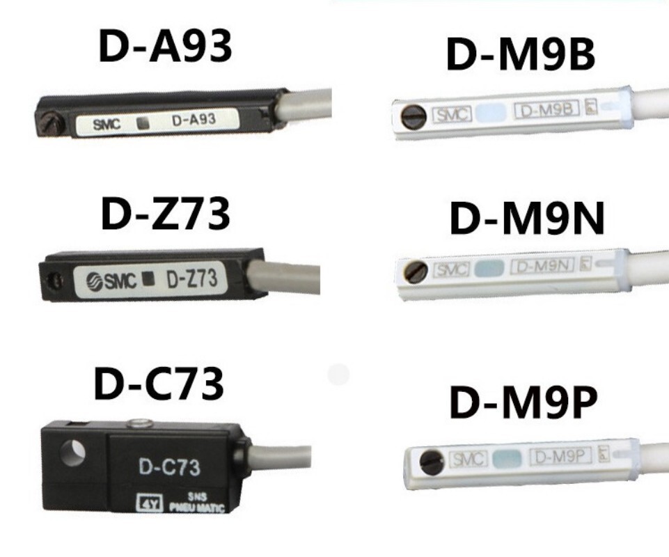 New 2pcs  D-A73  Cylinder sensing switch Magnetic switch   SMC Type