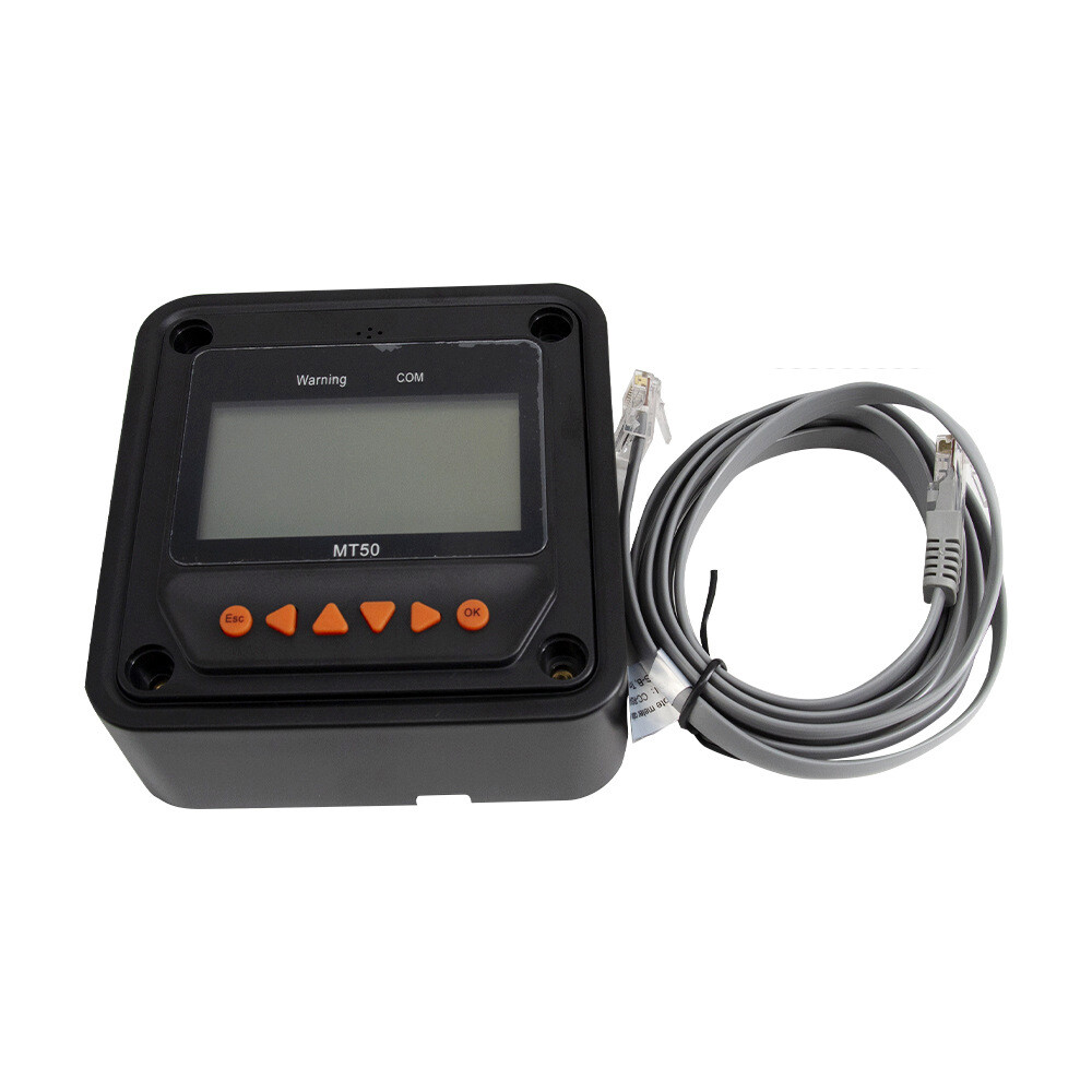 EPEVER 10A/20A/30A/40A MPPT Solar Charge Controller DC12/24V + MT50 Remote Meter