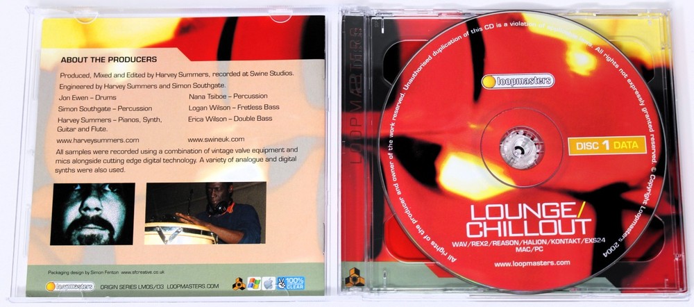 Loopmasters Lounge/Chillout Sample Library/Sound Library/Sampling Double CD 2003