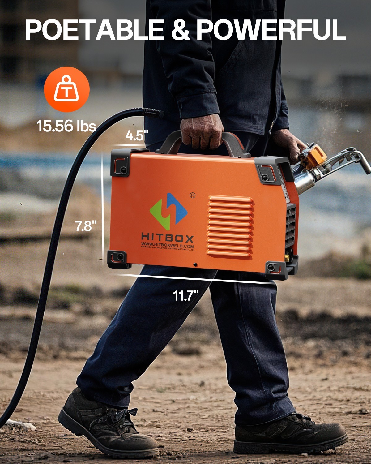 NEW HITBOX AC/DC Aluminum TIG Welder 200A Pulse Digital MMA TIG Welding Machine