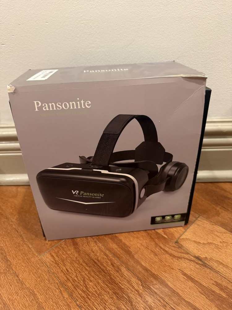 Pansonite VR Headset 3D Glasses Virtual Reality w/ Remote Controller