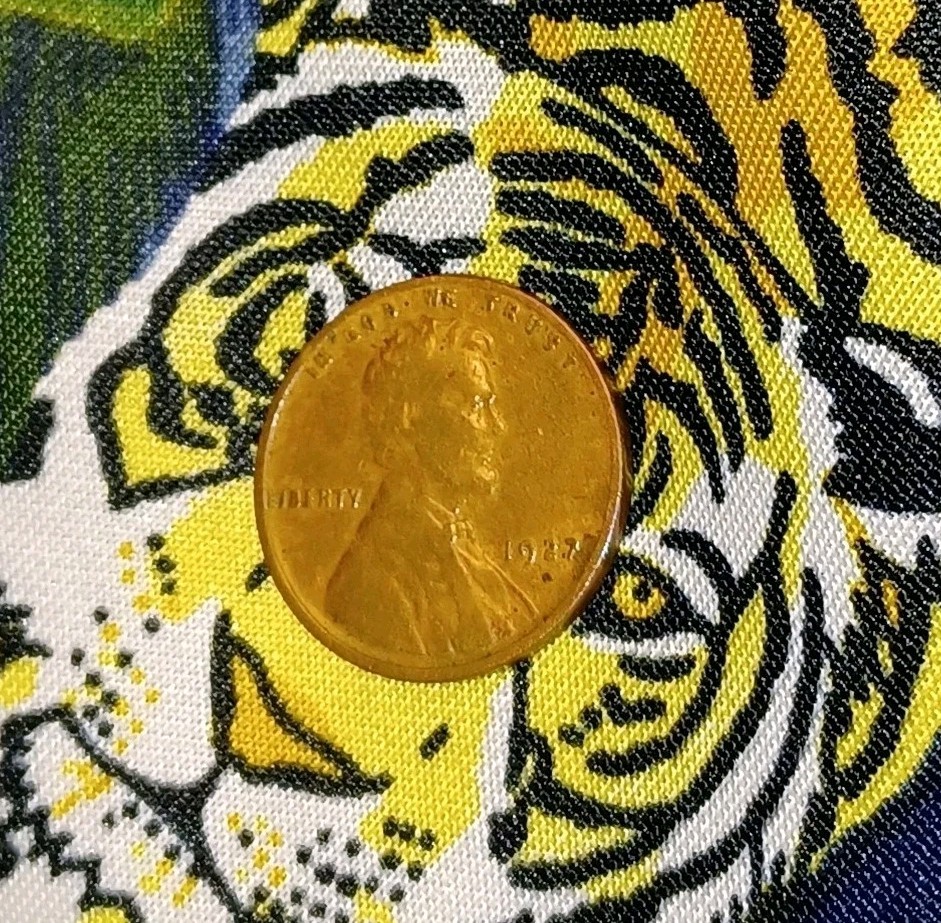 1927 1C, BN (Regular Strike) Lincoln Cent (Wheat Reverse)