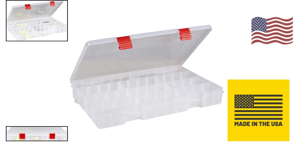 Compact RUSTRICTOR Stowaway 3700: Ultimate Clear Tackle Box to Prevent Corrosion