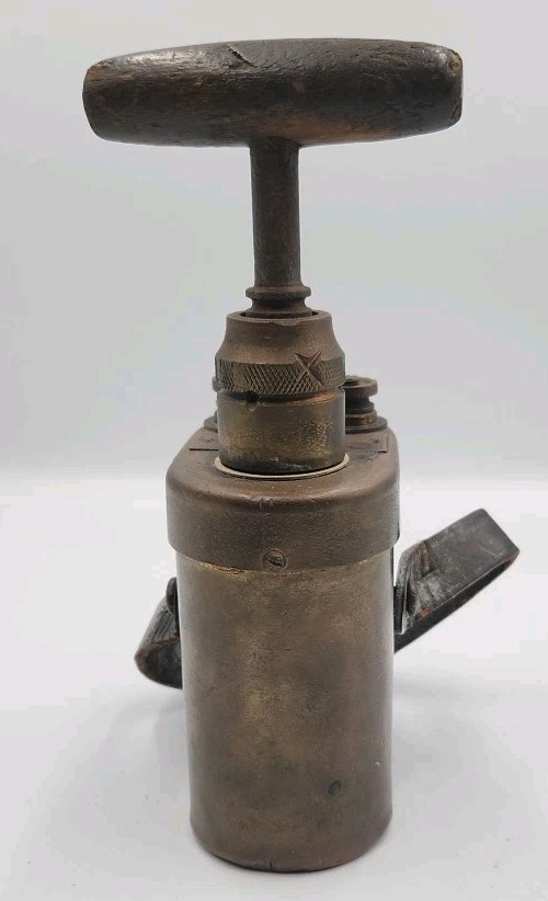VINTAGE BRASS HERCULES 10 CAP BLASTING MACHINE DYNAMITE DETONATOR