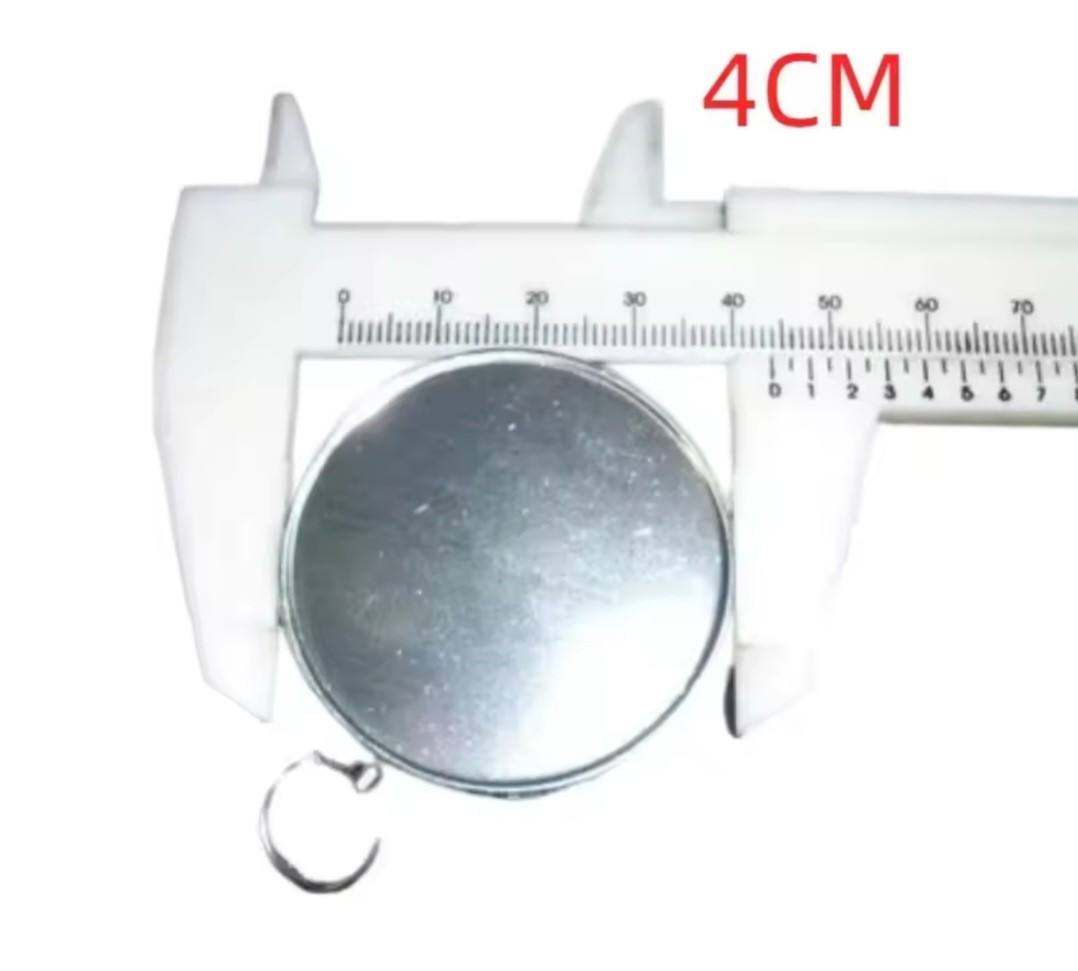 Pocket Compass Outdoors Navigation Compass with Key Ring Aluminum Black