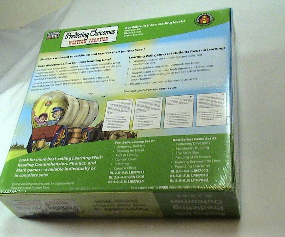 Inference School Days Board Game, Learning Well Educational Reading Skills