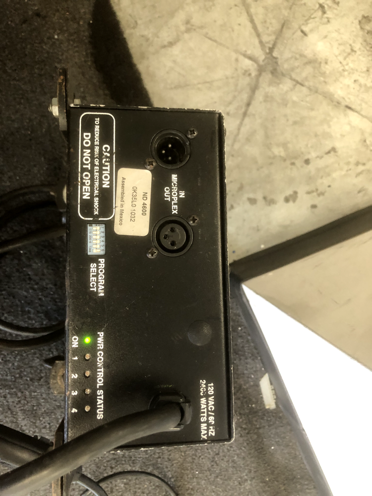 Leviton ND 4600 4-Channel Audio Filtering Programmable Micro Plex Dual SCR