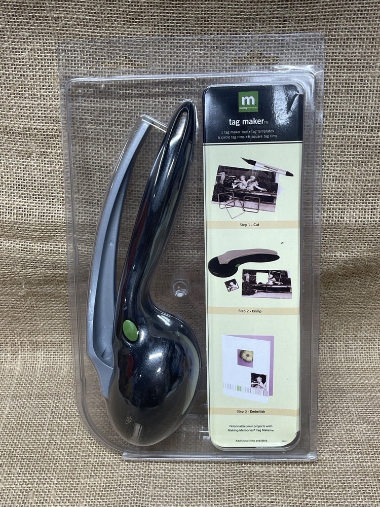 Making Memories Tag Maker Tool - New!