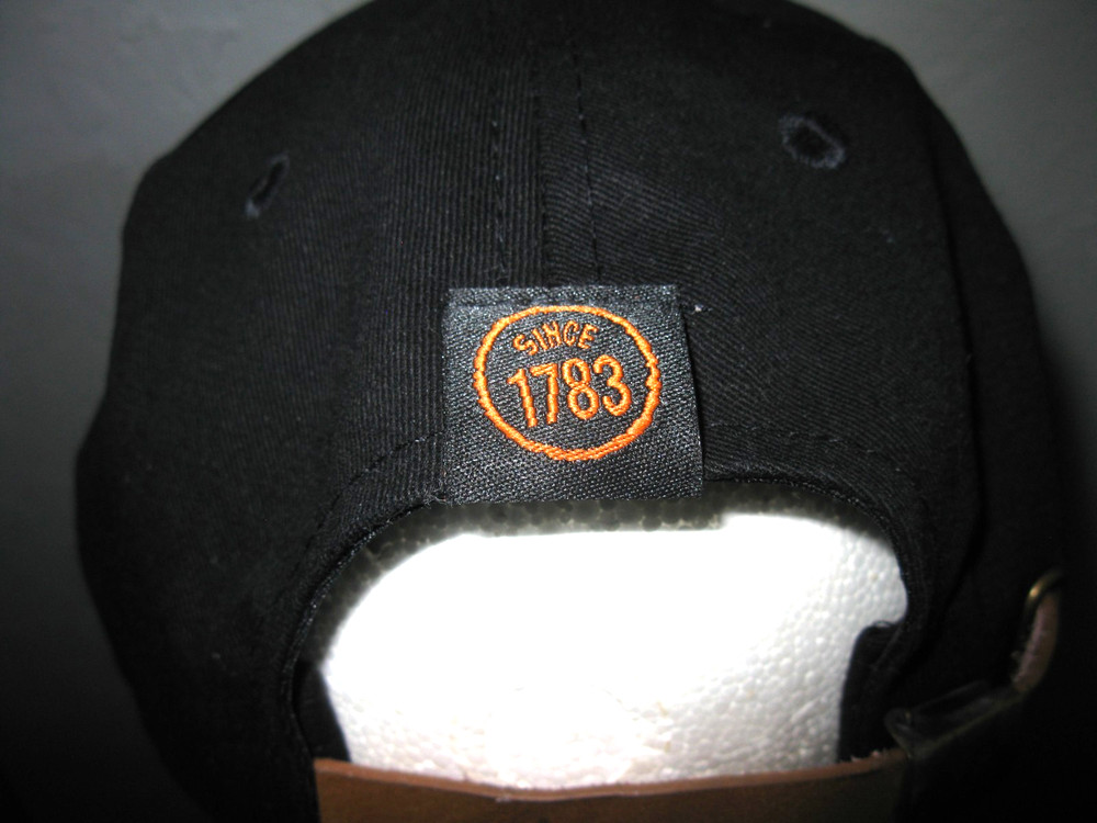 Evan Williams Bourbon Hat cap osfm leather strapback since 1783