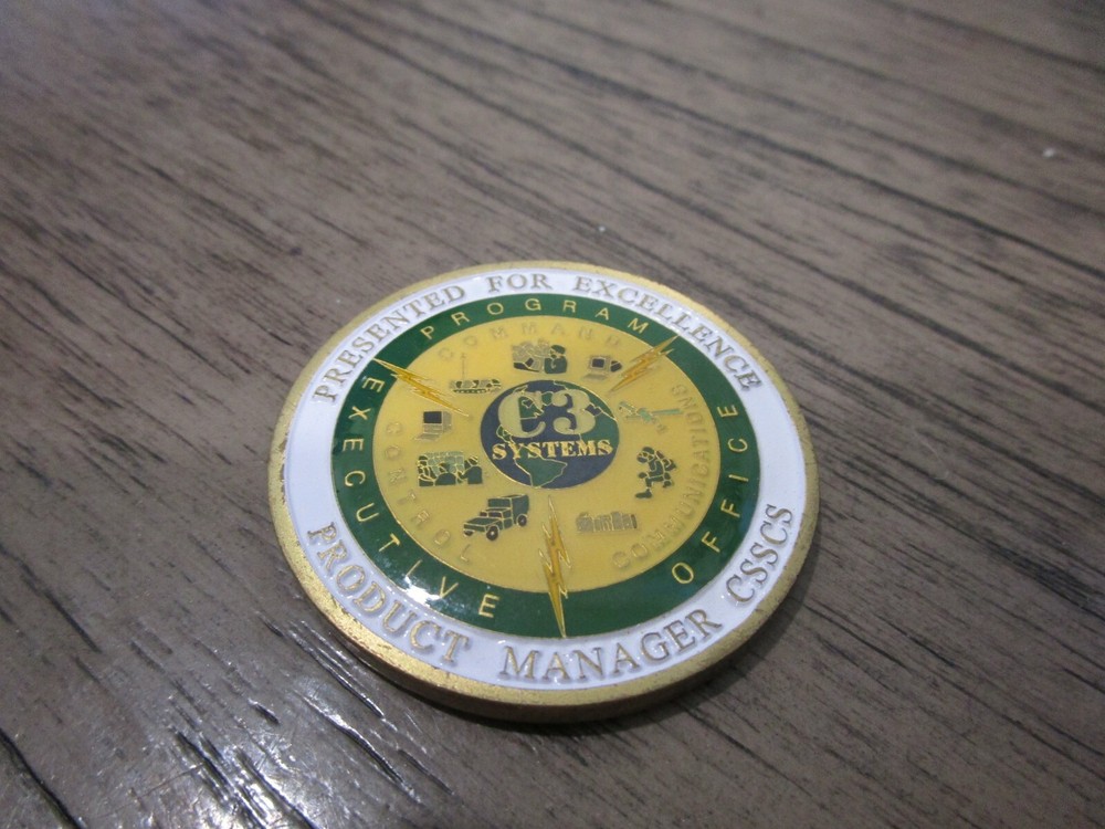 United States Combat Service Support Control System CSSCS Challenge Coin #3552