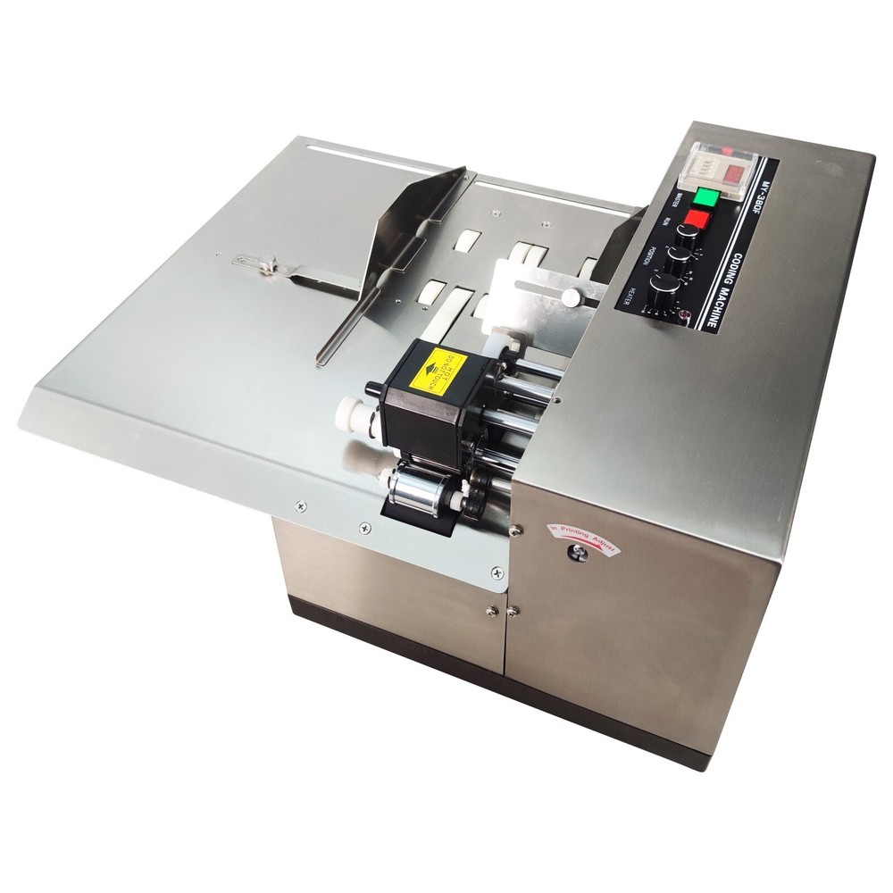 MY-380F Plat Surface Dry Ink Coding Machine Print Date Label 110V